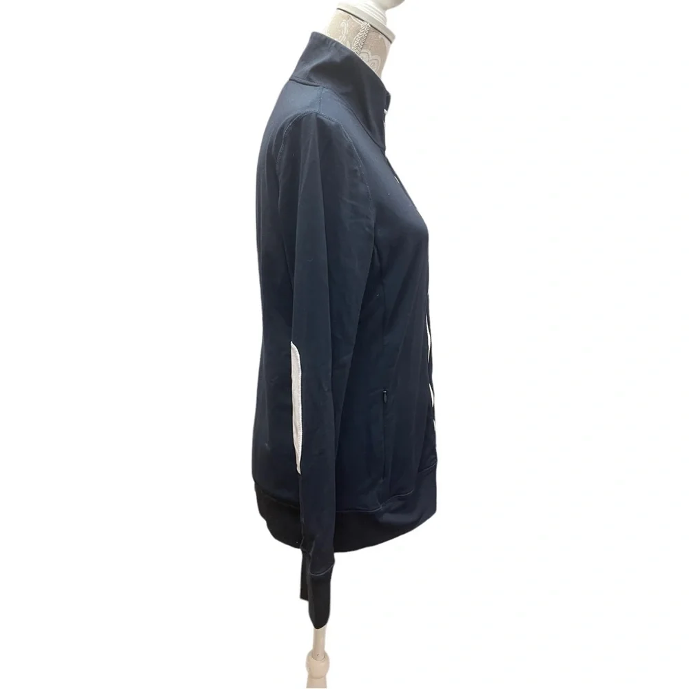 WORTH Performance Jacket Zip Front Navy Size Small - Picture 2 of 5